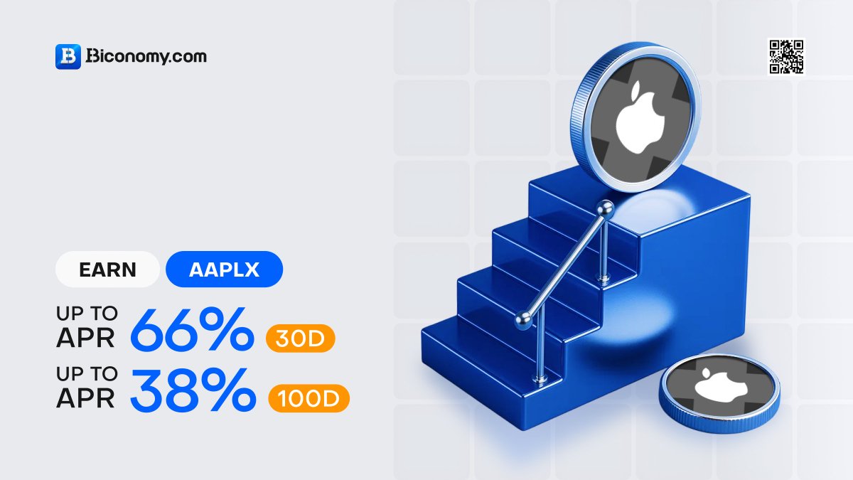 🚀 Biconomy.com Earn - #Apple xStock Locked Products: Enjoy Up to 66% APR in Rewards! 🚀
 
Biconomy.com Earn is pleased to announce a Locked Products update on <a href="/xStocksFi/">xStocks</a> AAPLX . Subscribe to #AAPLX on Biconomy.com Earn Locked Products during the