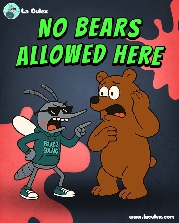 LaCulex's tweet photo. Bear season? Never heard of her🐻
$CULEX runs a bullish only zone, if you’re not buzzing, you’re leaving🦟
Buzz Gang said “no dips, just drips… of profits”📈
🩸 Buy Into The Buzz: https://t.co/ZZqMwojtU9
#CULEX #MemeCoin #CryptoMeme #BullishBuzz #BearMarket #NoBearsAllowed https://t.co/tbIFwhTC8R