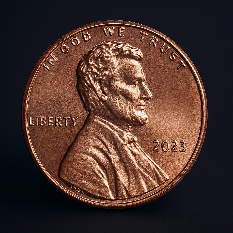The US has officially pressed its final penny.
232 years of production: 1793–2025.

The penny survived wars, depressions and recessions… but not inflation.

Next victim: $1? 💸