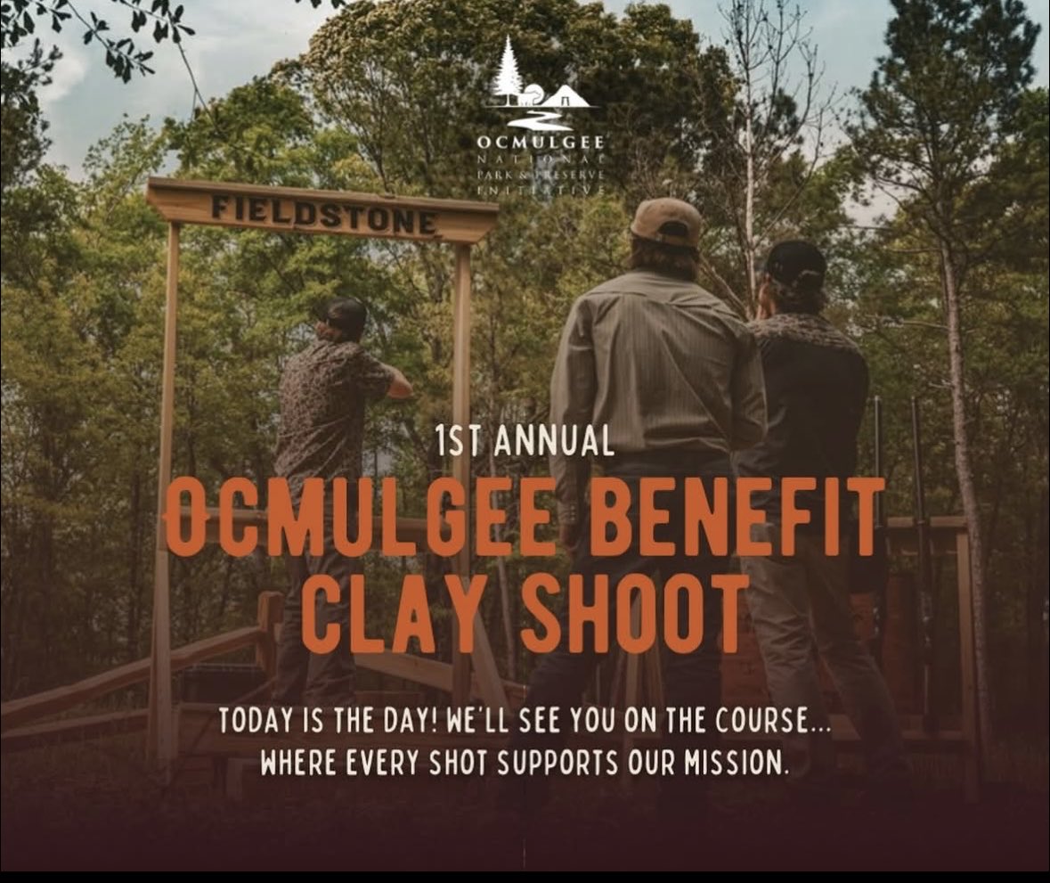 Not sure we could have asked for better weather for a clay shoot! 

Y’all come help us celebrate middle GA’s work to expand public hunting and fishing opportunities and to create GA’s first National Park and Preserve! 

Details at ocmulgeepark.org!