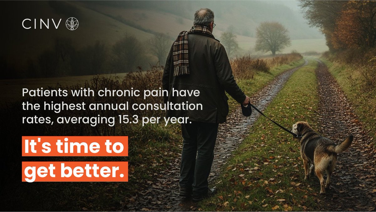 Patients with chronic pain average 15.3 GP visits a year (BJGP Open 2024). With that comes complex medication use.
What if one plant could replace many?
CINV is redefining patient care through high-quality, genetics-led CBPMs.

#MedicalCannabis #ChronicPain #CINV