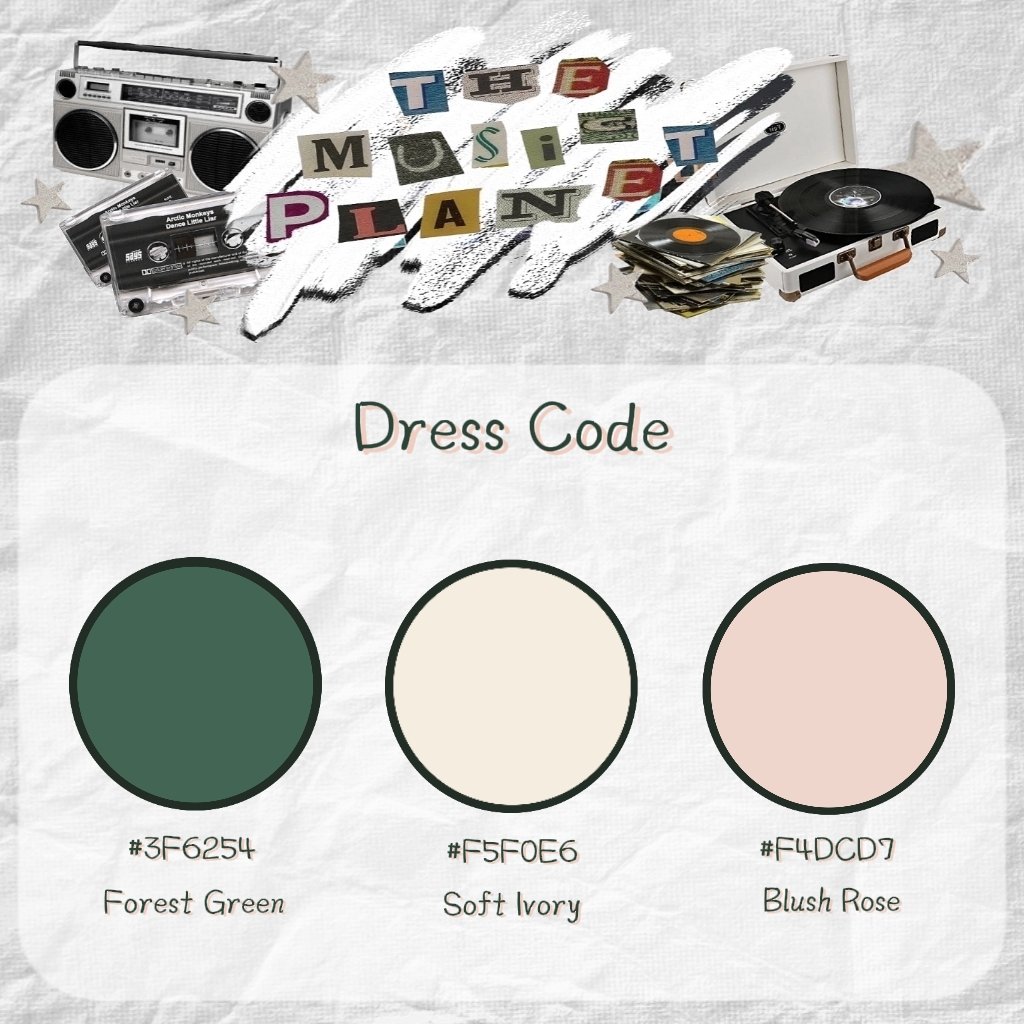 ✩‧₊˚⋆Dress Code⋆˚.•✩
#WOOZI_THEMUSICPLANET 

✩ These are our dress code colors～Hoping to inspire your outfit, but most importantly, be comfortable(*^^*)

#SEVENTEEN #WOOZI