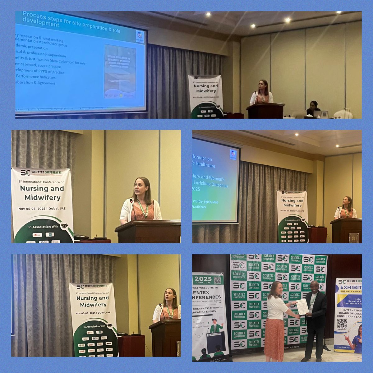To coincide with Advanced Practice Week, huge congrats go to <a href="/KellyDelaney89/">Kelly Delaney</a> AMP &amp; <a href="/cally752000/">caroline collins</a> ANP who presented at the 5th International Conference on Nursing &amp; Midwifery in Dubai Pictured also is Rhona Byrne Staff Midwife <a href="/OLOLMat_Unit/">@OLOLMaternityUnit</a> <a href="/HSEDubNorthEast/">HSEDubNorthEast</a> <a href="/petrinadonnelly/">@donnellyp</a> <a href="/NWIHP/">National Women & Infants Health Programme</a>
