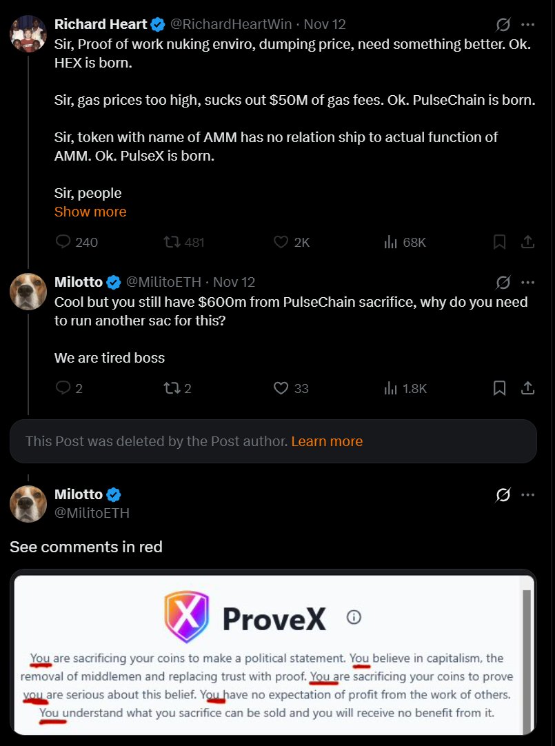StyloIRL's tweet image. Buddy gets a follow for making RH delete his comment