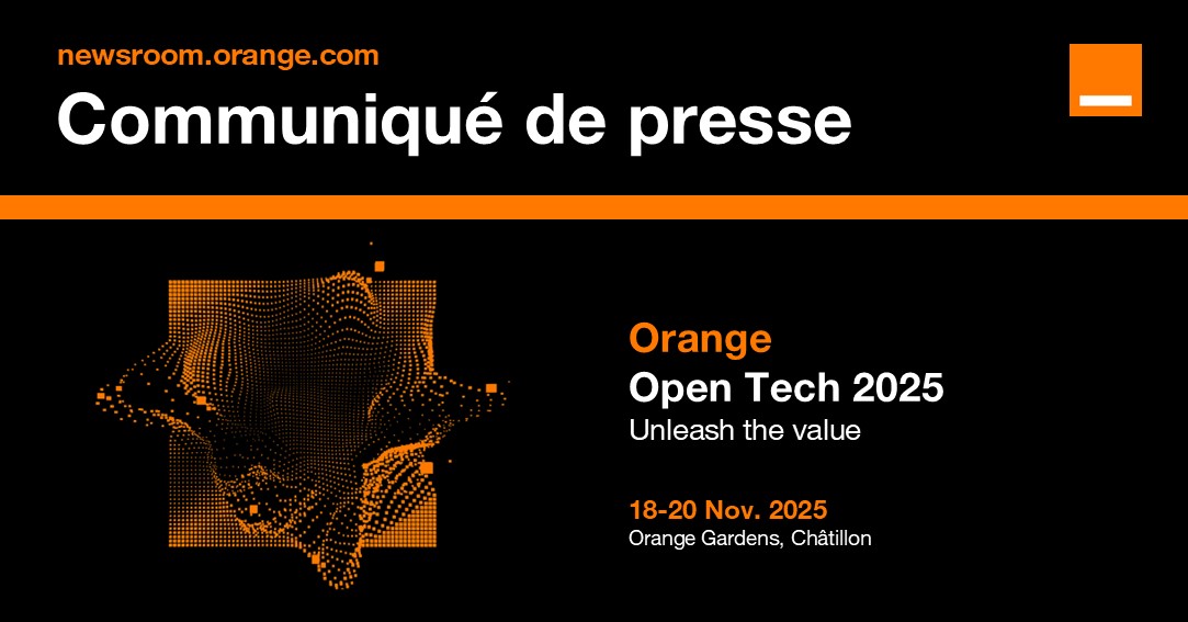 [CP] Orange dévoile ses dernières innovations à l'occasion d'<a href="/orange/">Orange</a> #OpenTech 2025.
Lire le communiqué 👉 newsroom.orange.com/orange-devoile…