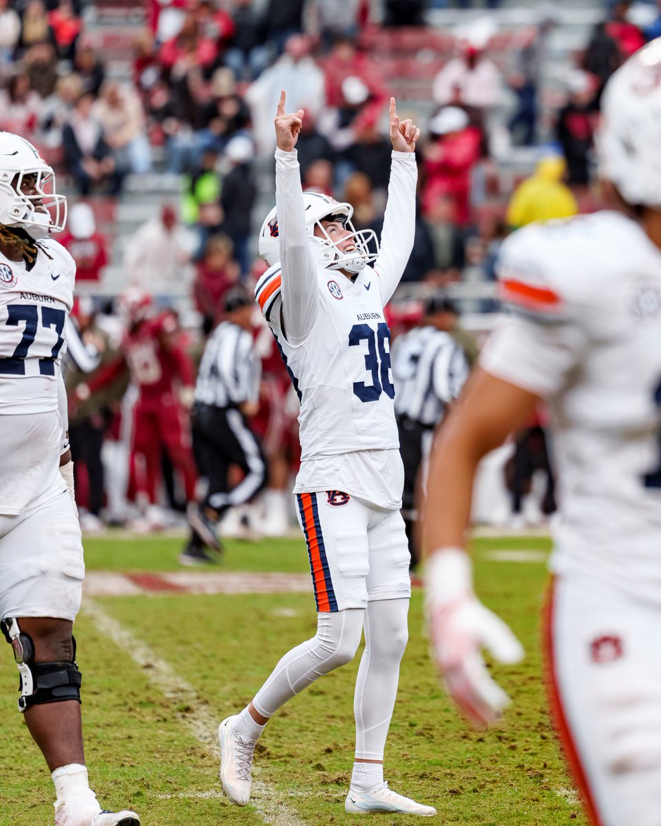 In 2023, he didn't miss. In 2024, <a href="/AlexMc83/">Alex McPherson</a> couldn't kick. Ulcerative Colitis led to his colon being removed. He has returned to <a href="/AuburnFootball/">Auburn Football</a> with great success. Learn his story on the Talking Tigers Podcast with <a href="/aburcham04/">Andy Burcham</a>, Monday morning.

Photo: <a href="/ZachBlandPhoto/">Zach Bland</a>