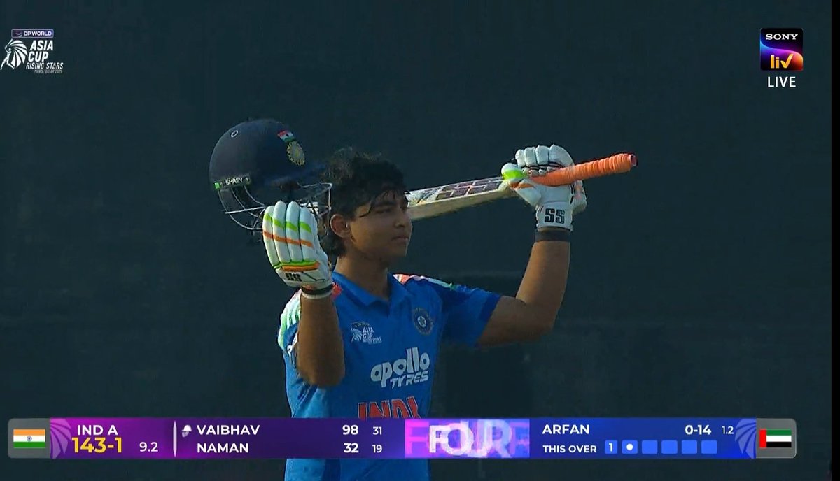 Unreal Stuff from Vaibhav Suryavanshi - The Future of Indian Cricket is Safe 🫡 What a Player, he will rule the World Cricket 👏🏻