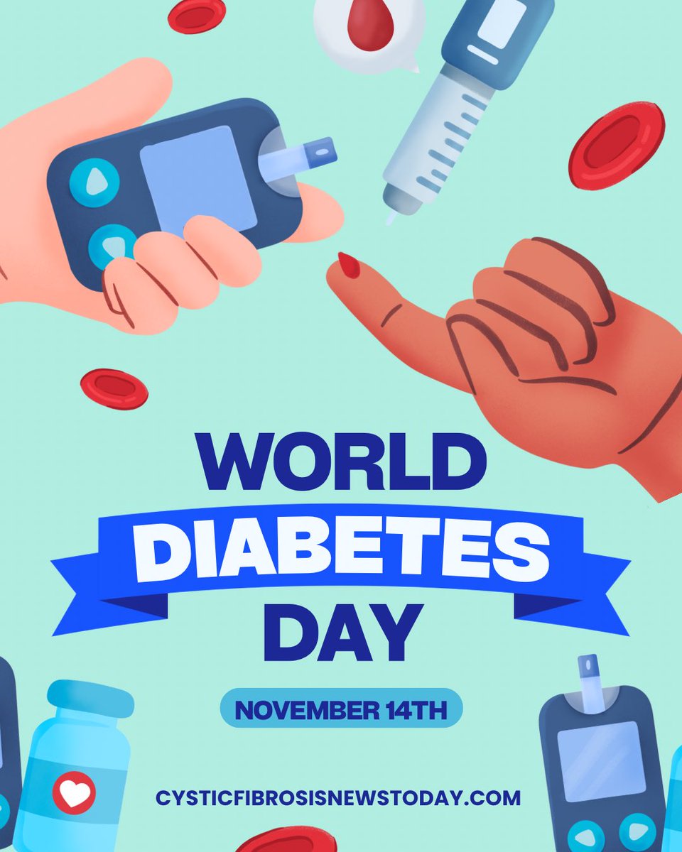 CF-related diabetes: bit.ly/4p5Ippb

World Diabetes Day reminds us that diabetes looks different for everyone. For people with cystic fibrosis, CF-related diabetes adds another layer to an already demanding routine. 

#CysticFibrosisNews #CFRD #CysticFibrosis #Bionews