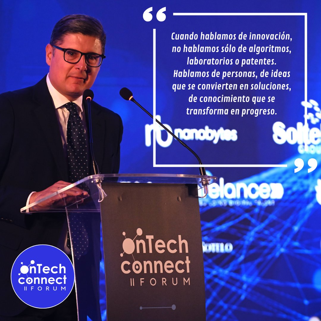 ontech_innova's tweet image. 💡 Innovación, mucho más que un concepto 

🗣️ Estas eran las palabras del Segundo Teniente de Alcalde de @Ayto_Sevilla, @AlvaroPimentelS, en la inauguración de nuestro #IIConnectForum: &quot;Innovación es personas, ideas, conocimiento que se transforma en progreso&quot;

#onTechInnovation