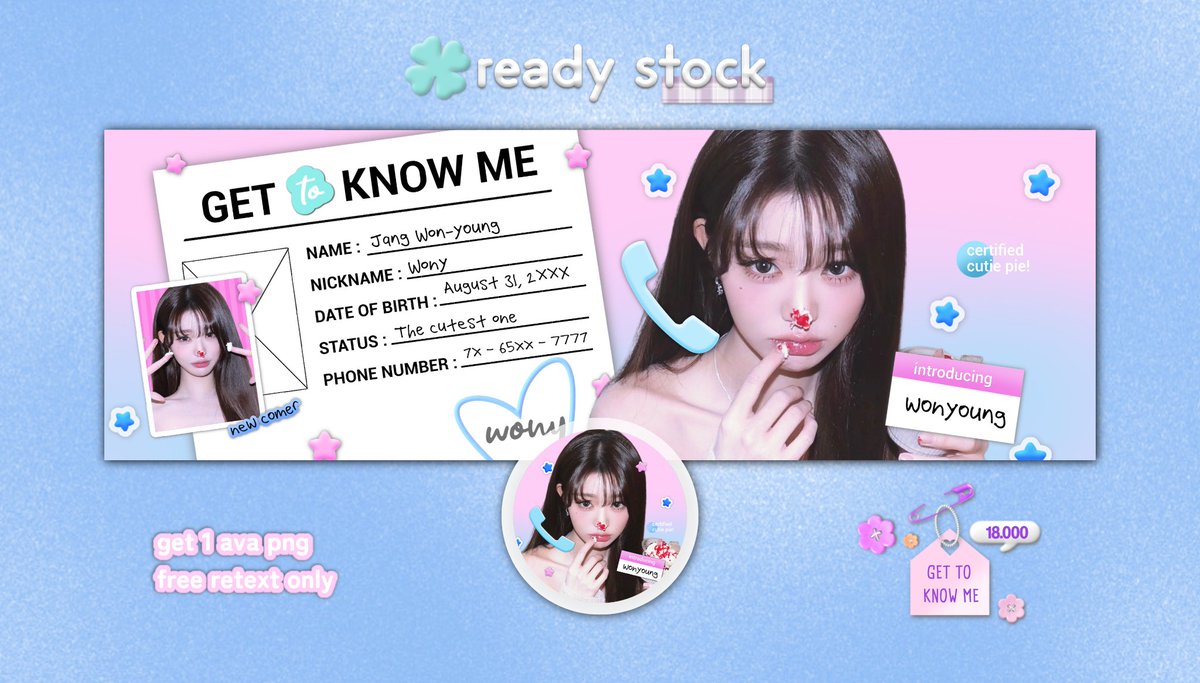 avewhispers's tweet image. help repost? danke ☁️

bonsoir, minnatachi! ave ada 2 ready stock wonyoung ive foto terbaru yang cemong cemong nih! prici di alt ya dan bisa retext nama juga &amp;gt;_____&amp;lt; 🍀

#zonauang #zonaba