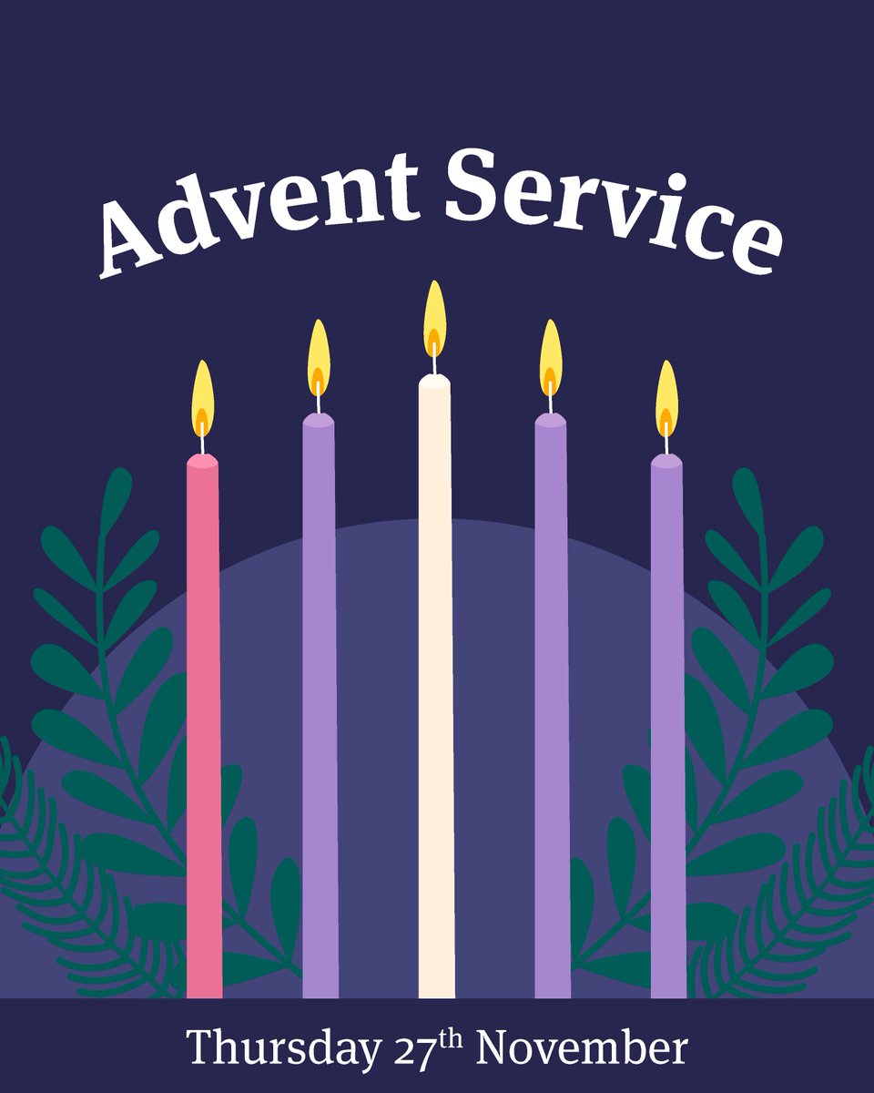 ✨ Join us for our St Mary’s Advent Service on 27 Nov, 6pm in the School Hall! 🎄🙏 All welcome—service lasts ~1 hour with refreshments after ☕🍪
Please RSVP here: Advent Service 2025 - School Community Invitation  – Fill in form
#Advent #StMarys #SchoolCommunity #AdventService