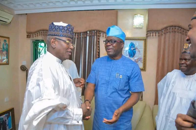 authorityenigma's tweet photo. Governor Seyi Makinde and former Jigawa Governor Sule Lamido with Senator  and other PDP stakeholders. 

Everything is going smoothly for PDP convention 2025

#Ibadan2025
#TheOnlyAlternative
#Democracy
#PDPNationalConvention
#IBADAN2025 https://t.co/aUQcB0wWbq