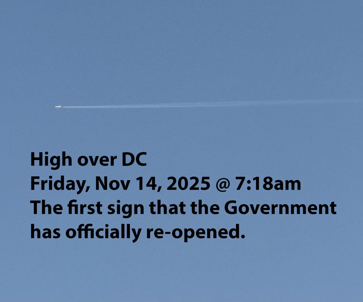 Chriserney33's tweet image. In a cloudless sky
a single plane flies by
to give us an aluminum high
you&apos;re welcome.

#TuckerCarlson #Contrails #Chemtrails