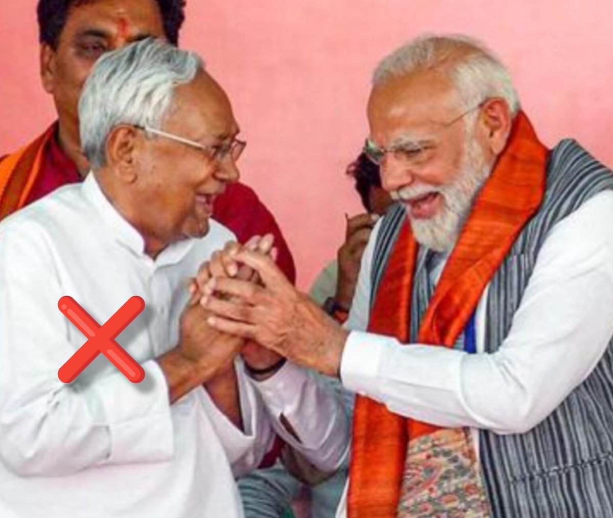 Bharatrastrsena's tweet image. Contest alert 📢

This time Nitish Kumar will not become the Chief Minister; someone else will. If Nitish Kumar does become the Chief Minister, I will give ₹1000 to every person who likes this tweet.

My previous challenge was: if the NDA wins even one seat less than 150, I…