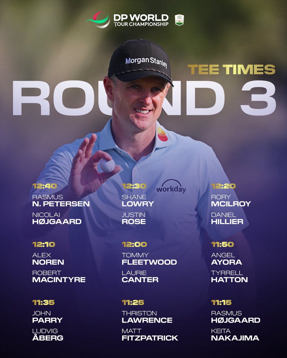 Saturday’s Tee Times ⏰

View all groups here 👇
europeantour.com/dpworld-tour/d…