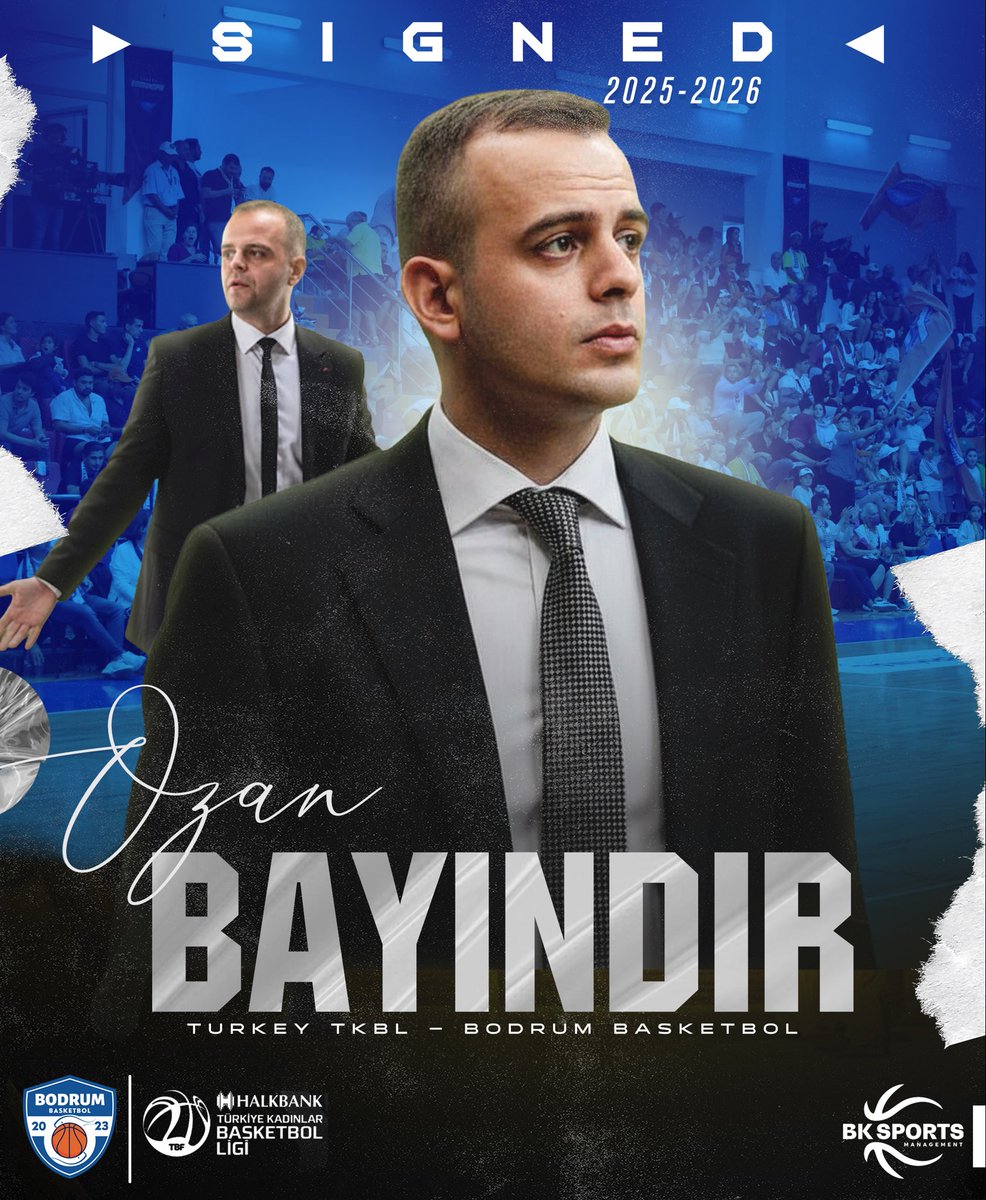 🤝 We are pleased to announce that our Coach Ozan Bayındır signed a deal with 🇹🇷 Turkey TKBL team Bodrum Basketbol until the end of 2025/26 season!