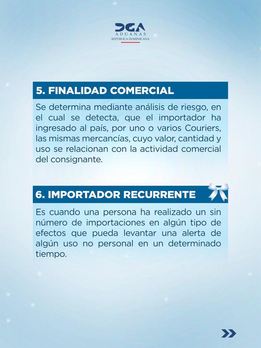 aduanard's tweet image. 🎄✨ ¡La Navidad se acerca y con ella tus compras más esperadas!
Antes de pedir tus paquetes, conoce estas 8 razones que pueden afectar la entrega de tu mercancía.
📦 Infórmate a tiempo y evita contratiempos.

#AduanasRD
#ComprasEnLinea