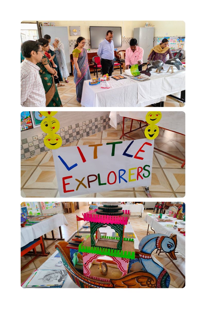 PMShriDMS64BBSR's tweet image. Children’s Day Celebration “Unplugged 2025” with the joyful inauguration of our Art &amp;amp; Craft Exhibition, showcasing the creativity and imagination of our young artists!#NCERT #NCERTCIET #RIEBBSR #PMSHRIDMSBBSR #UNPLUGGED2025 #ArtAndCraft #Exhibition #StudentParticipation #Creative