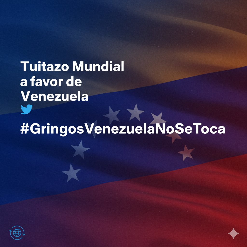 El mundo alza su voz en defensa de Venezuela, un país que representa paz y alegría constante. Hoy, hacemos un llamado a todos los ciudadanos, organizaciones y aliados internacionales para unirnos en una sola voz en defensa de nuestra soberanía.

#GringosVenezuelaNoSeToca