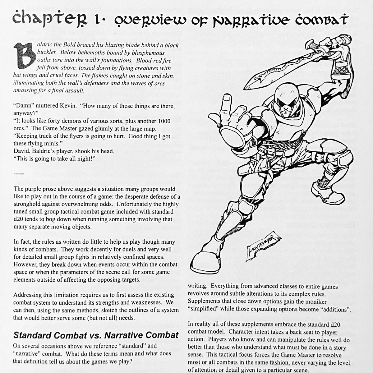 Narrative Combat: Story-Driven Action for the d20 System (2005) #DnD #TTRPG