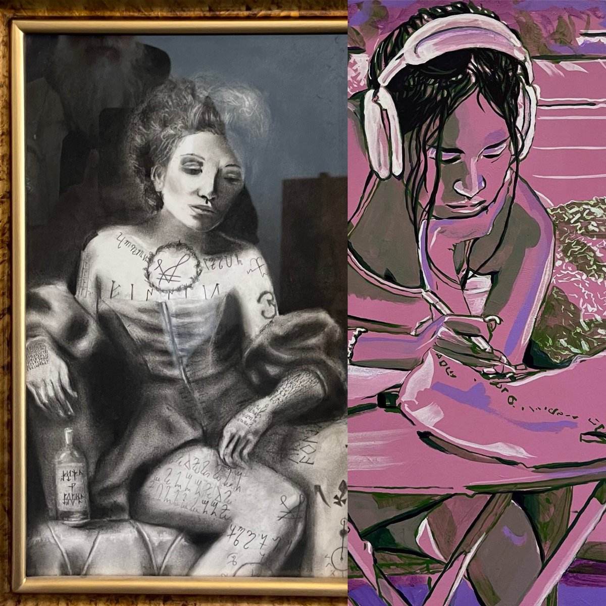 Sharilyn Neidhardt and Roman Kalinovski/Lucid Dreaming in Paralleled Realities

Opening Sunday 11/16 

at theNextWave Galleries: a Wade Bonds and William Norton Galleries Production
37 North 15th Street #104 
Greenpoint, Brooklyn 11222 
SUNDAY 11/ 16-Saturday 12/ 21, 2025