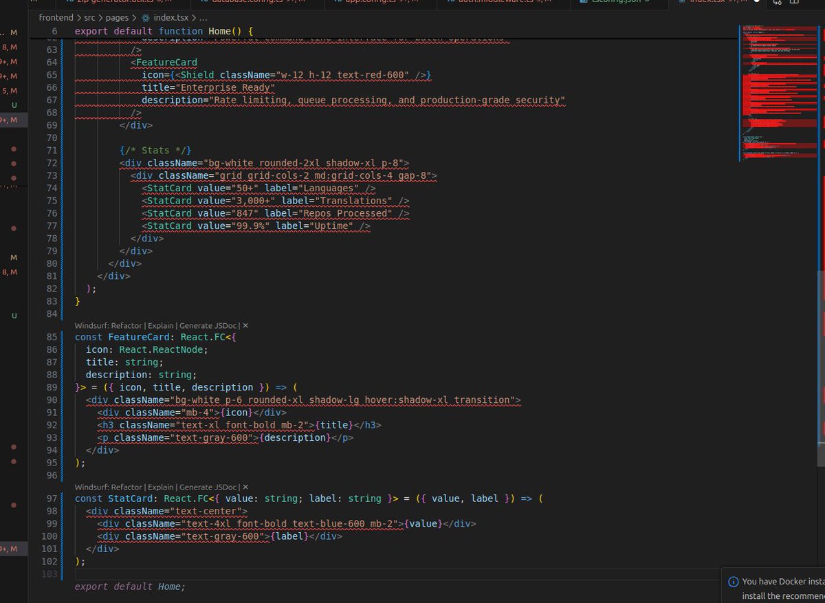 devopsbysarika's tweet image. Try to build something cool for @WeMakeDevs  Multilingual Hackathon but my code start bleeding 😭