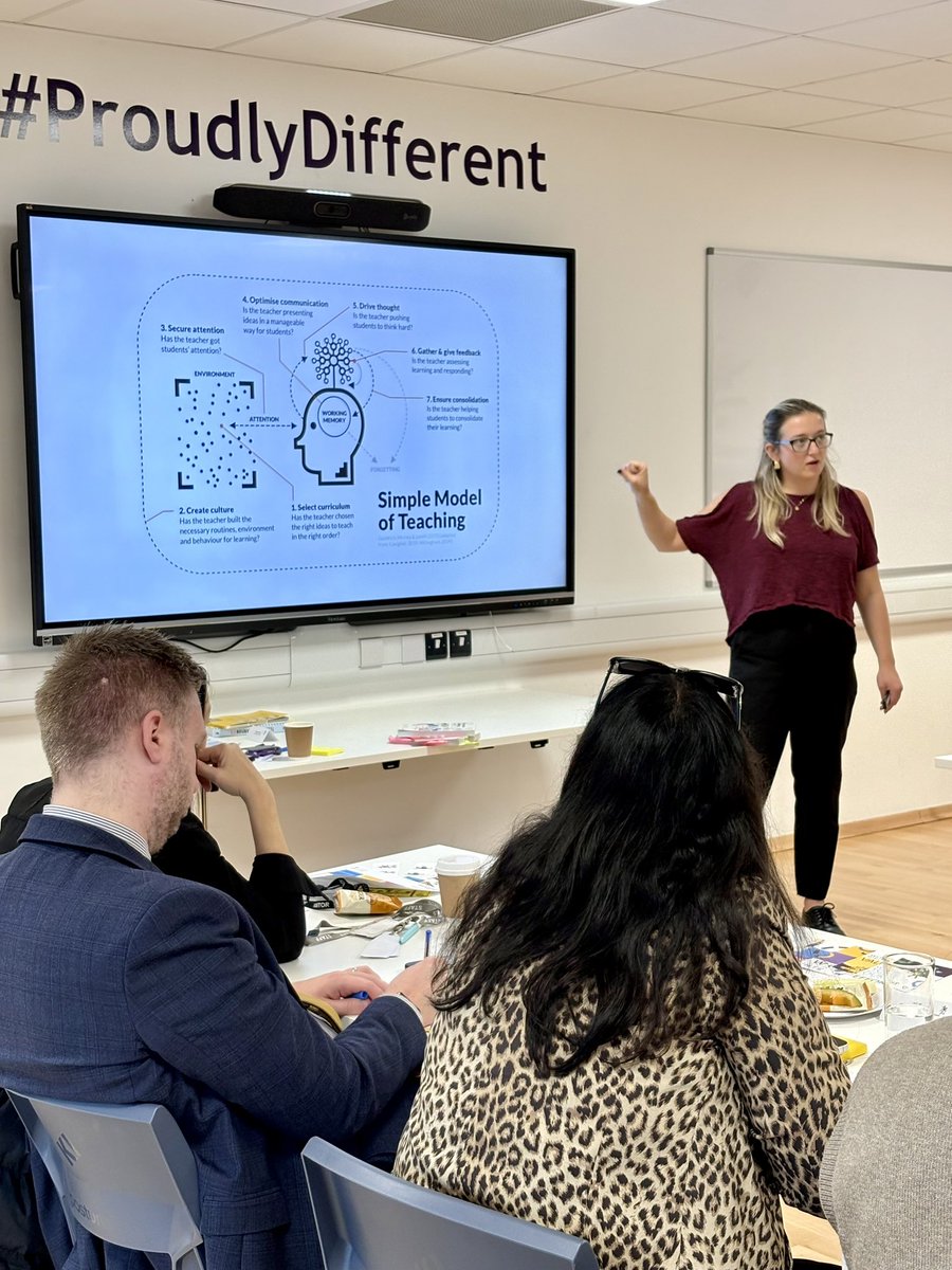 1DegreeAcademy's tweet image. Today, our @Steplab_co Lead Maria Craster touched upon #CPD, models of teaching and #InstructionalCoaching in her sessions with educators.