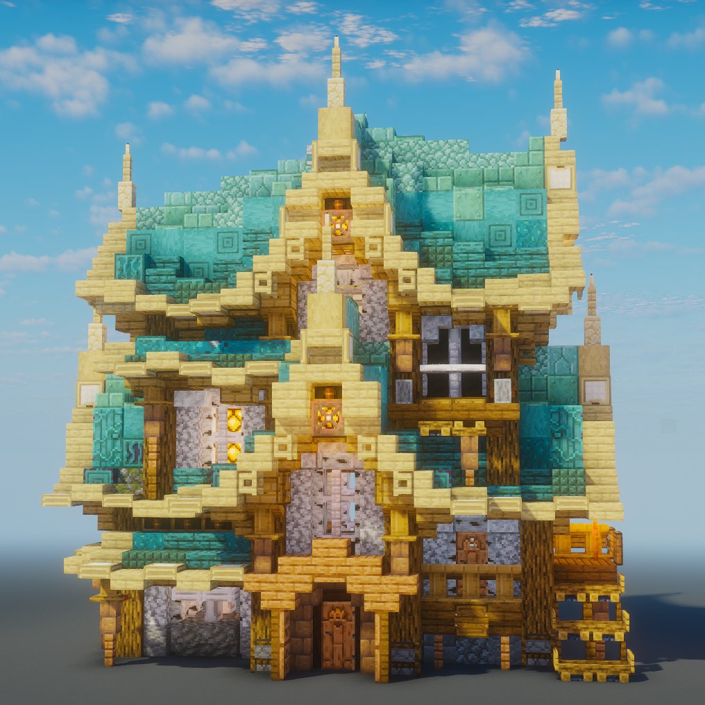 _amane734's tweet image. #minecraft #Minecraftbuilds #波鯖