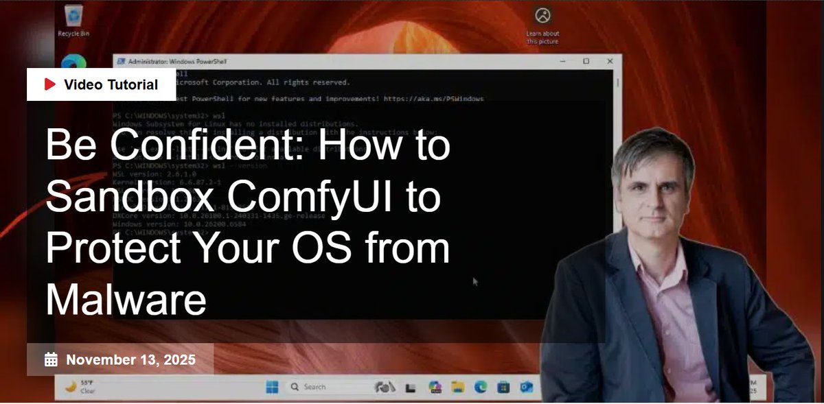 Secure your ComfyUI installation with WSL 2 and Ubuntu. Finisher and colorist Igor Riđanović shows you how to sandbox AI tools from malware using virtual machines on Windows.
mixinglight.com/color-grading-…
