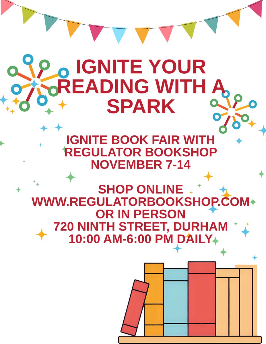 📚✨ Last day! Visit The Regulator Bookshop before 6 PM to support Ignite’s Book Fair.

Grab books for your student &amp; shop teacher wish lists! 💙

#IgniteOnlineAcademy #DPSIOA #WeAreDPS #DPSProud #BookFair