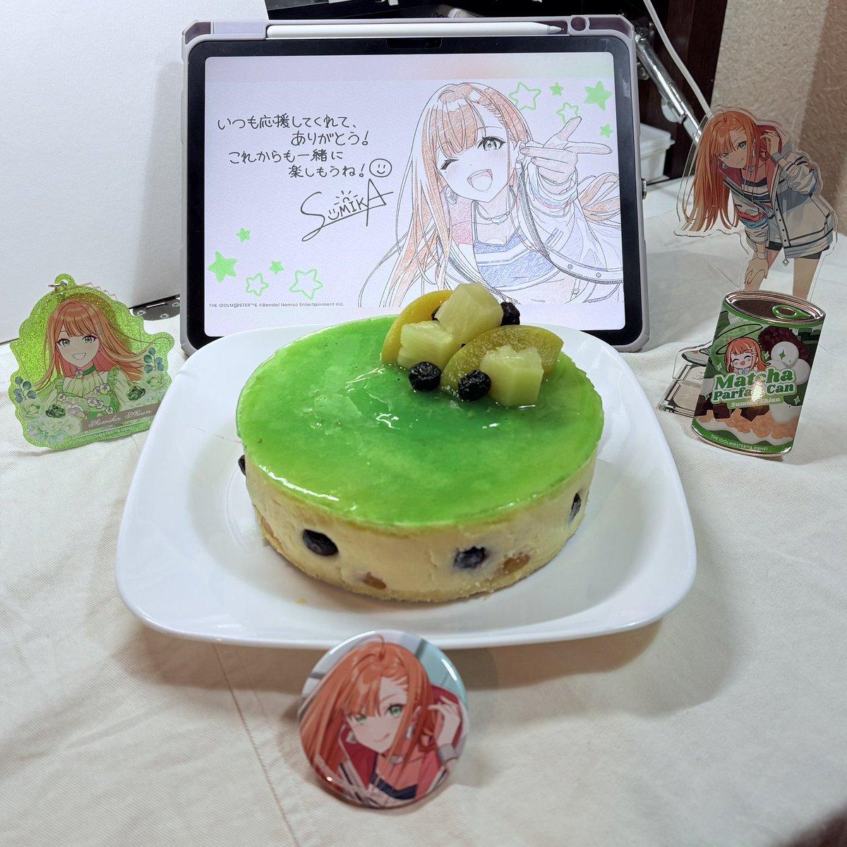 遅くなってしまいましたが、清夏さんのお誕生日のお祝いに、お誕生日ケーキをつくりました!!

お誕生日おめでとう〜!!
 #学マス
 #紫雲清夏 
 #紫雲清夏生誕祭2025