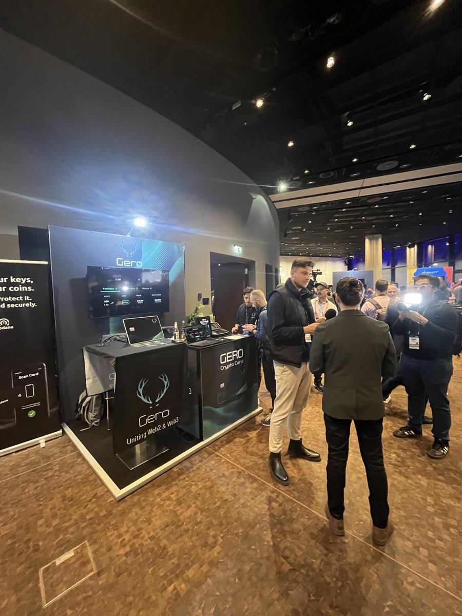 What an experience at <a href="/CardanoSummit/">Cardano Summit</a>  2025 in Berlin.

We were proud to be one of the event sponsors, showcasing the Gero Card and our latest version of Gero Dashboard. Hundreds of people stopped by our booth to test the wallet, try the card, and learn what we’ve been building.