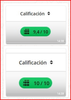 Hacía mucho que no estudiaba en la Universidad. Me han dado mis dos primeras notas y la verdad es que la cosa va genial.