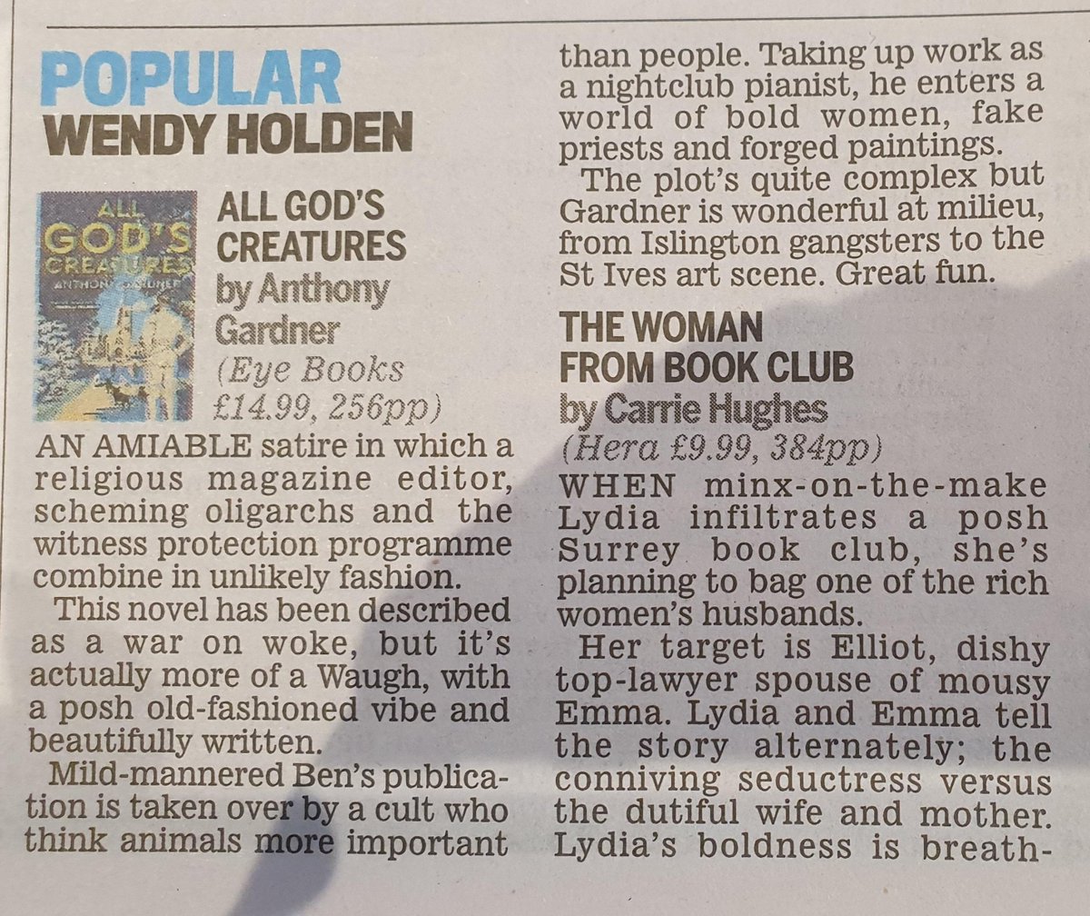 Here’s the Daily Mail’s full review of All God’s Creatures