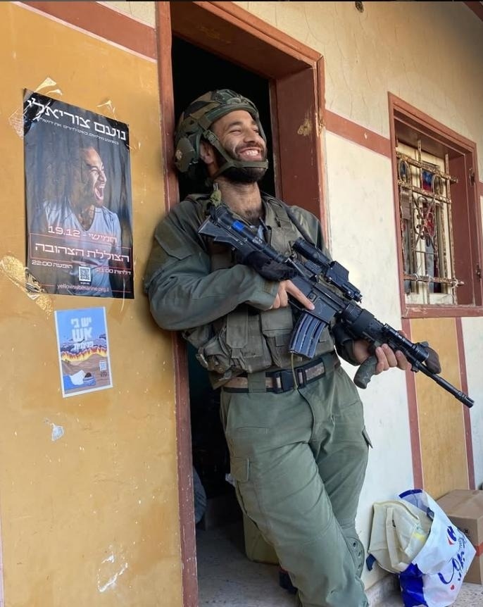 HindRFoundation's tweet image. 🚨🚨 The #HindRajabFoundation filed a criminal complaint in #Prague against Israeli rapper-soldier Noam Tsuriely, who destroyed civilian homes in #Gaza and then went on a genocide-rap tour, glorifying war crimes through his music.
More info ⬇️
hindrajabfoundation.org/posts/hrf-file…