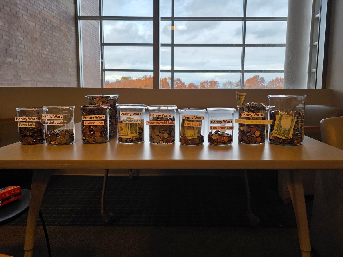 bms_ualbany's tweet photo. Yesterday was the end to the Penny Wars! While the results shown here are preliminary, the official winners will be declared soon! The proceeds will be donated to local food banks! https://t.co/hKaPE5wxFR