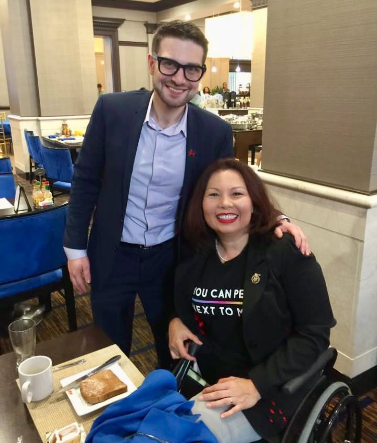 If your senator or representative has a photo like this, you should consider looking at other options. 

I’m not for sale, and I’m not here to do favors for lobbyists or super PACs. The only people I’ll ever owe anything to are the American people, and every vote I cast will be