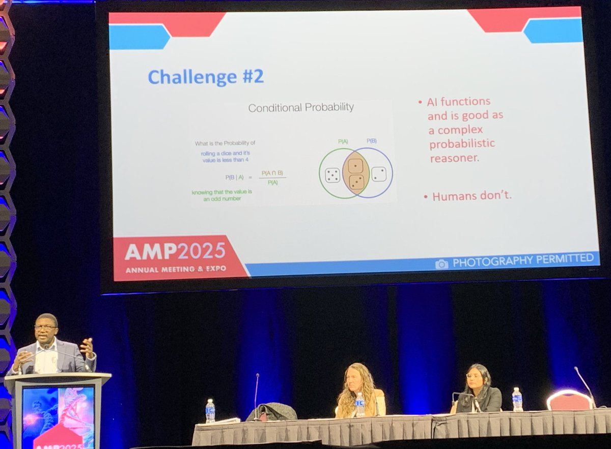 TingZhaoPathdoc's tweet image. 💡Fantastic lecture from Dr. Takunda Matose on how emerging AI-driven medical technologies can help solve key ethical challenges in healthcare while also introducing new ones! 🧬#AMPath2025 #HealthcareAI #MedicalEthics  #DigitalHealth
@AMPath @pvhernandezmd @whosainastro