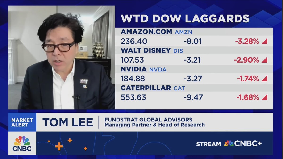 トム・リー👵 「11月前半の下げは買いだ。AIによる生産性改善