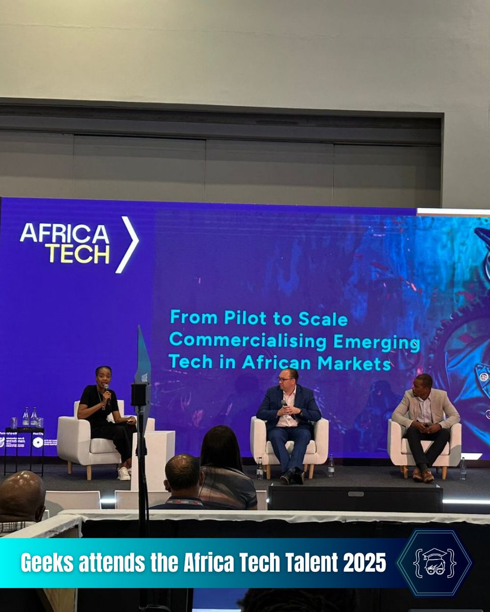 geeks4learning's tweet image. Our team had an incredible time exploring Africa Tech Talent 2025. We witnessed cutting-edge seminars to spotting the coolest robot dog in action. Events like this fuel our passion for innovation and building the future of tech talent! 💡🤝🤖
#AfricaTechTalent2025 #Geeks4Learning