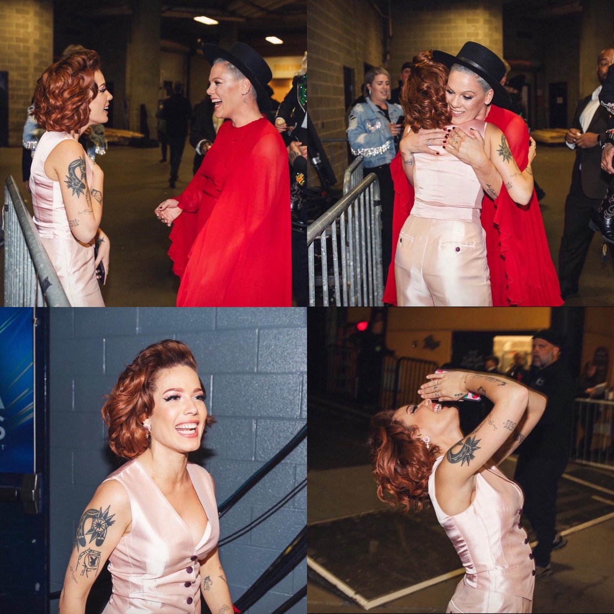 On this day 6 years ago, November 14th 2019, Halsey posts photos finally getting to meet her long time idol, Pink, at the Country Music Awards the day prior. 

“I think I died <a href="/Pink/">P!nk</a> 👯‍♀️🖤📷: <a href="/yasi/">yasi! •ᴗ• !ياسي</a>”