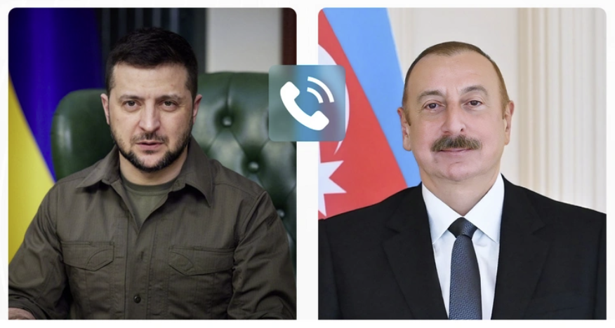 ikisahilnews's tweet photo. 🇦🇿 Prezident İlham Əliyev Kiyevdə Azərbaycanın səfirliyinin binasının növbəti dəfə #raket zərbəsinə məruz qalmasını pisləyib.

🇺🇦 Ukrayna Prezidenti Volodimir Zelenski (@ZelenskyyUa) Azərbaycanın Ukraynaya #humanitar dəstəyinə görə təşəkkürünü bildirib. https://t.co/5D7DFSUucz