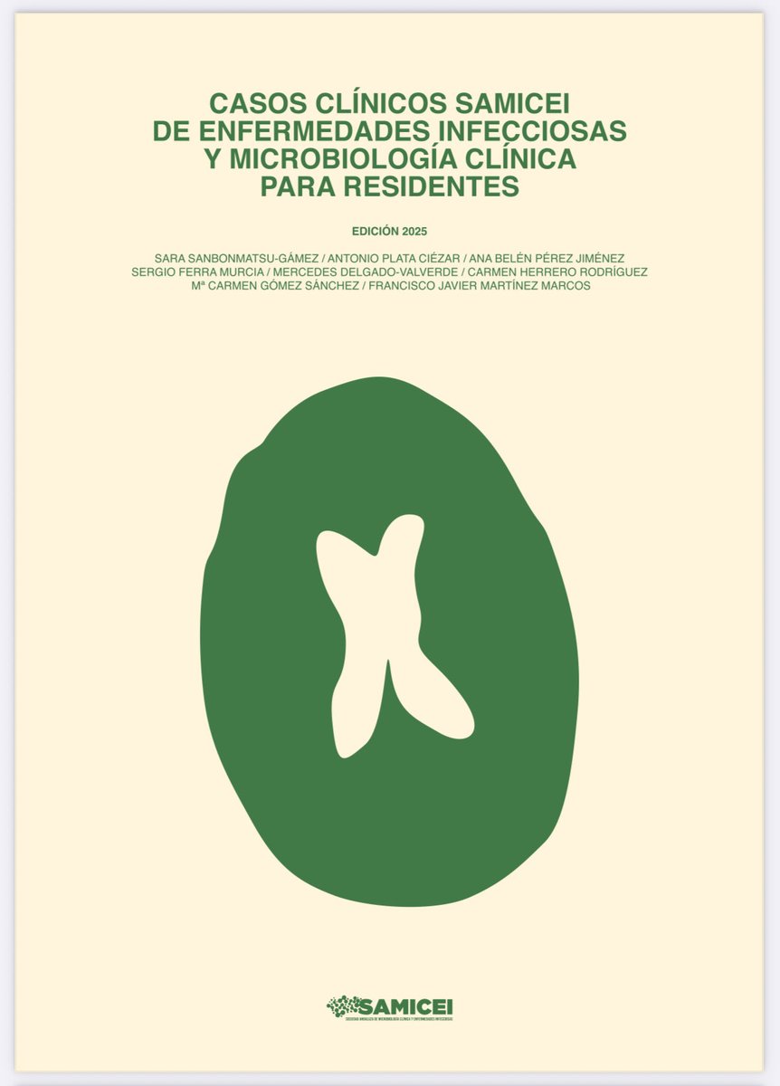 SAMICEI_'s tweet photo. Ya está disponible en nuestra página web la 2ª edición del libro de casos clínicos en Microbiología Clínica y Enfermedades Infecciosas para residentes. No te lo pierdas: https://t.co/KnejmiEiCO
#SAMICEI_formacion https://t.co/RiVDZ9BZKT