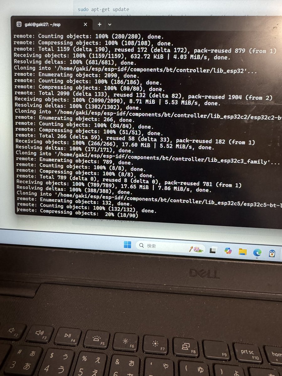 gakki_27373's tweet image. 大学の時に使ってたパソコンを初期化(必要なデータはGoogleドライブにぶち込んだのでセーフ_( ˙꒳˙  )_だと思いたい)して、PicoRubyの環境構築なう
#PicoRuby 
#Lチカは情操教育