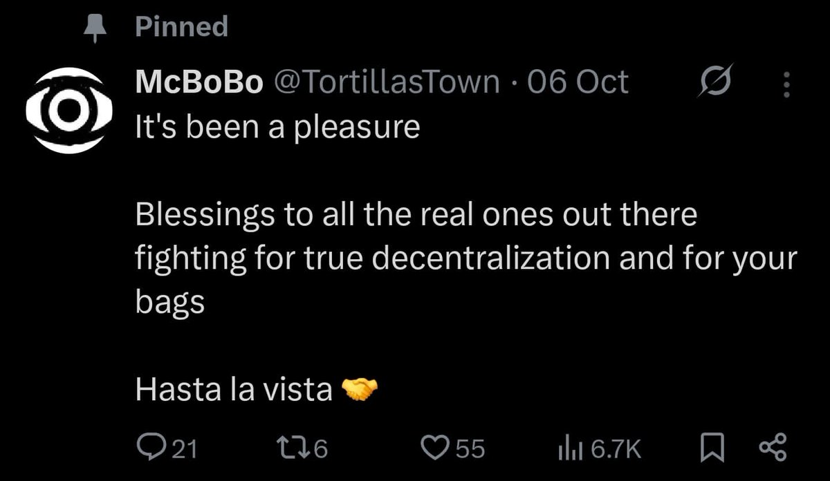 Everyone follow <a href="/WhatsupS0L/">ctk 🎰</a> and <a href="/shilllin/"></a> dudes have been warning y'all about this dip. 

Thanks for playing <a href="/toly/"></a> thanks for your corruption.