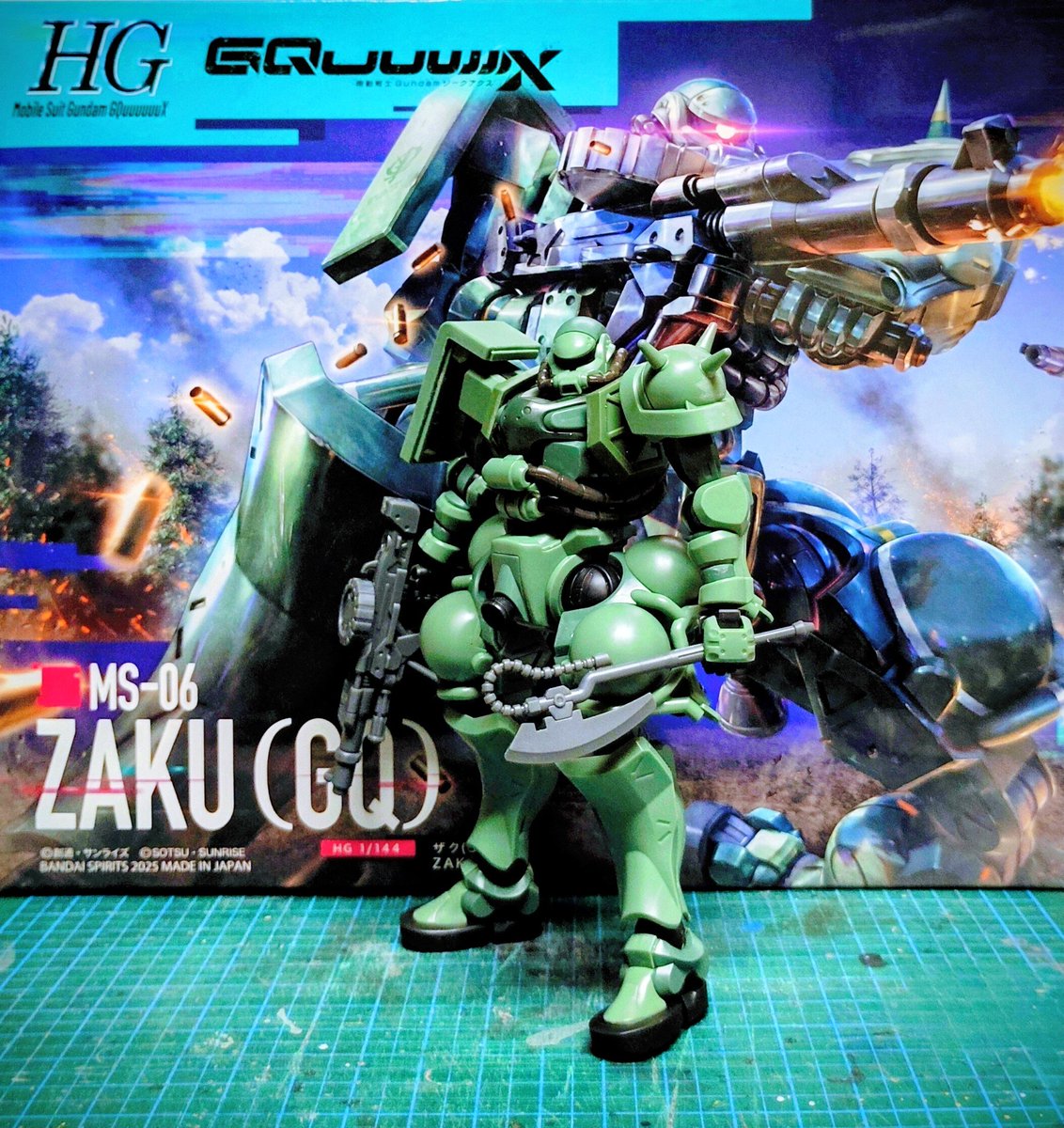 んん～いいですねぇ～♪ ちょっと、スパイクのとがり具合が気になる