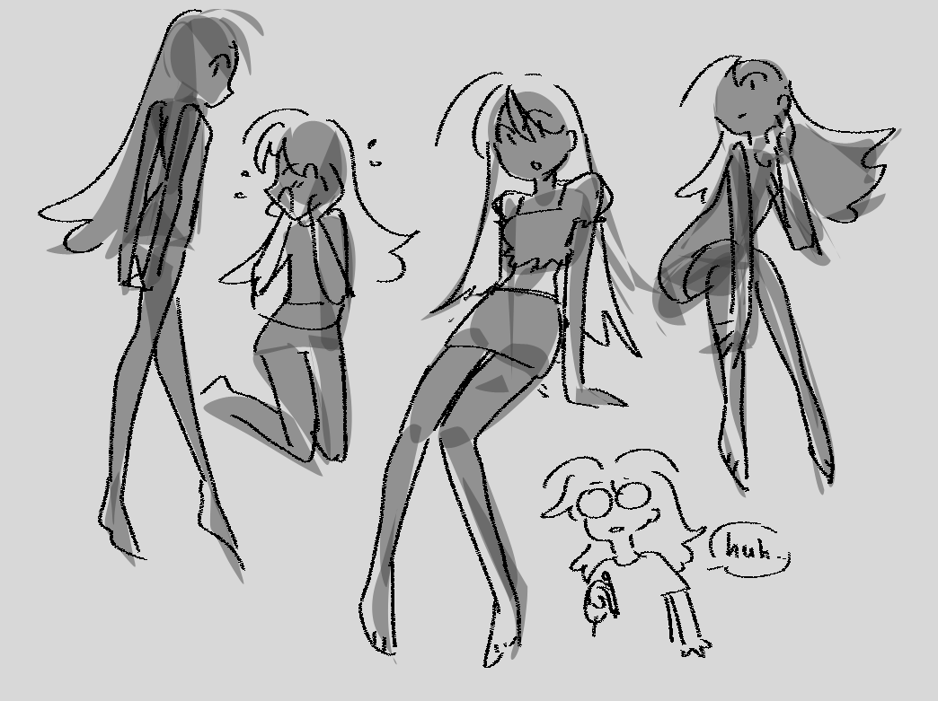 I tried the whole lasso sketch thing. I don't think it works with my frantic sketching style lmao