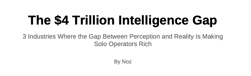 NoahEpstein_'s tweet image. the intelligence gap in AI automation just hit $4 trillion

businesses think they need:
- PhD&apos;s in machine learning
- 6-month implementation roadmaps
- enterprise consulting firms
- $200K budgets

what they actually need:
- someone who can describe the problem clearly
- AI to…
