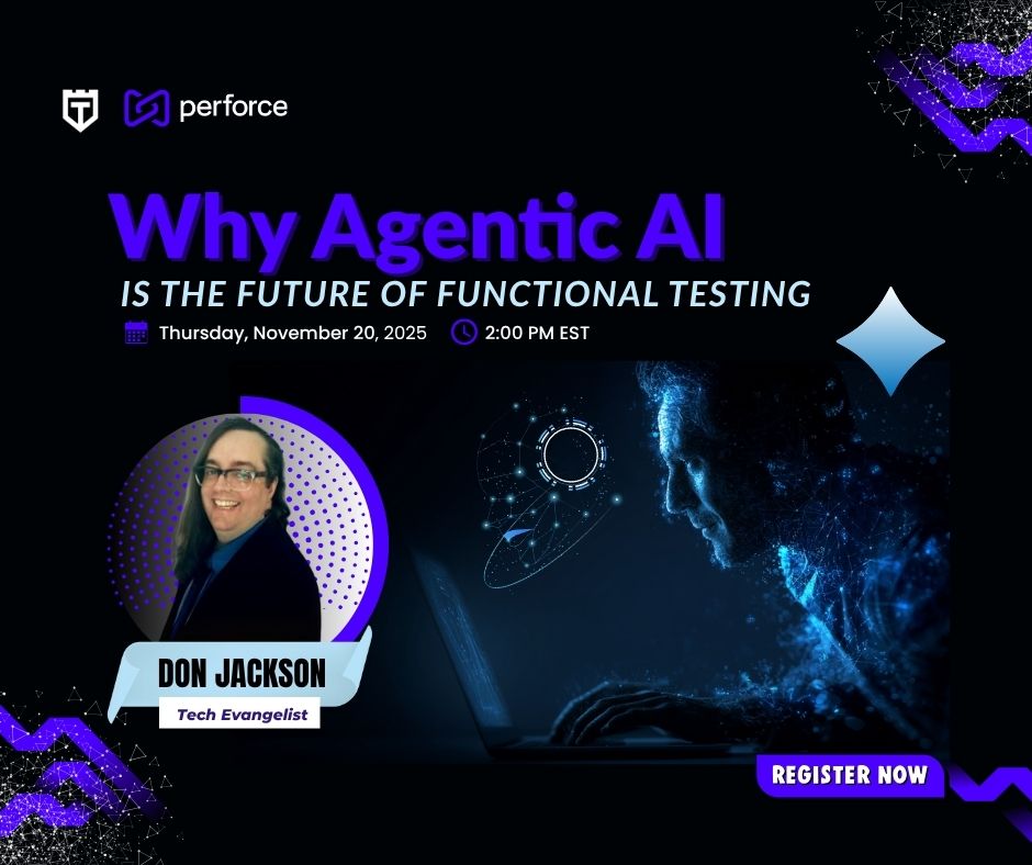testguilds's tweet image. #Automation was supposed to make life easier yet we’re still chasing #flakytests &amp;amp; #brokenscripts. 😅 Don Jackson breaks down how #agenticAI understands your #testing goals, creates scripts in plain English, and cuts hours of maintenance. 🤖✨  testguild.com/webinar-why-ag…  @perforce