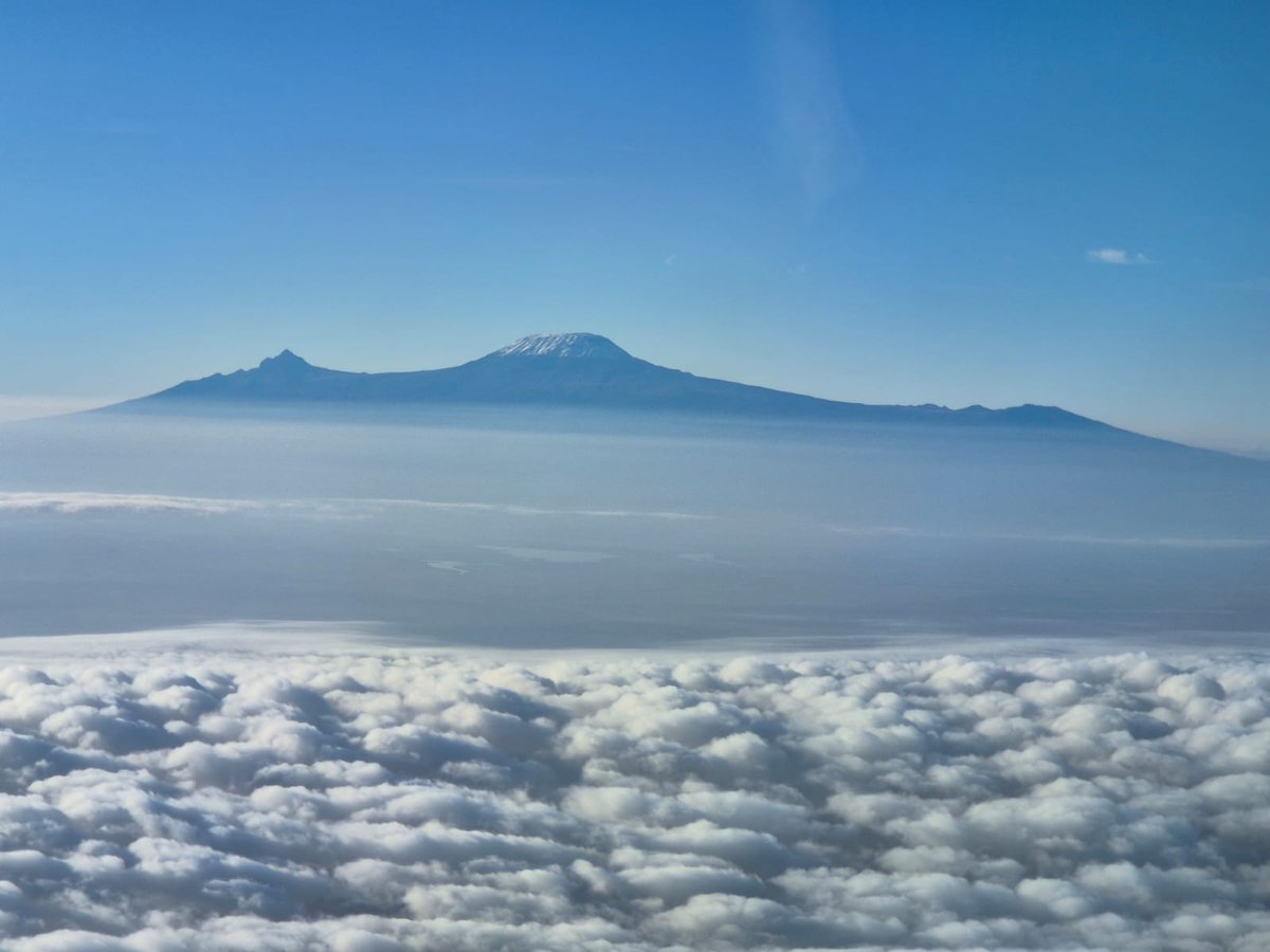 AirKenyaExpress's tweet image. Flying over #Amboseli is a responsibility we take seriously. Our pilots are trained to fly at altitudes that respect the wildlife below, ensuring our presence is as minimal as the footprint we aim to leave. True gratitude is demonstrated through respectful and safe actions.